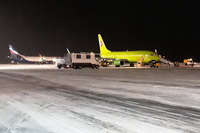 Boeing 737-800, VP-BDF, Tomsk Bogashevo Airport